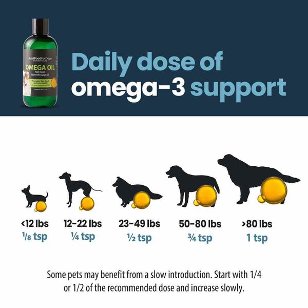 Omega Oil for Dogs with Algae (8 oz)